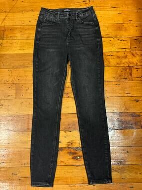 Judy Blue Women's Black High Rise Skinny Jeans Size 3/26 Stretch Denim
